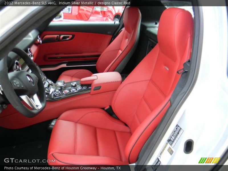Drivers Seat in designo Classic Red - 2012 Mercedes-Benz SLS AMG