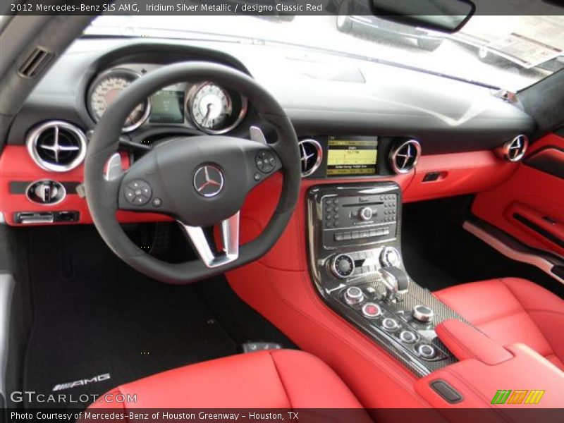 Dashboard of 2012 SLS AMG