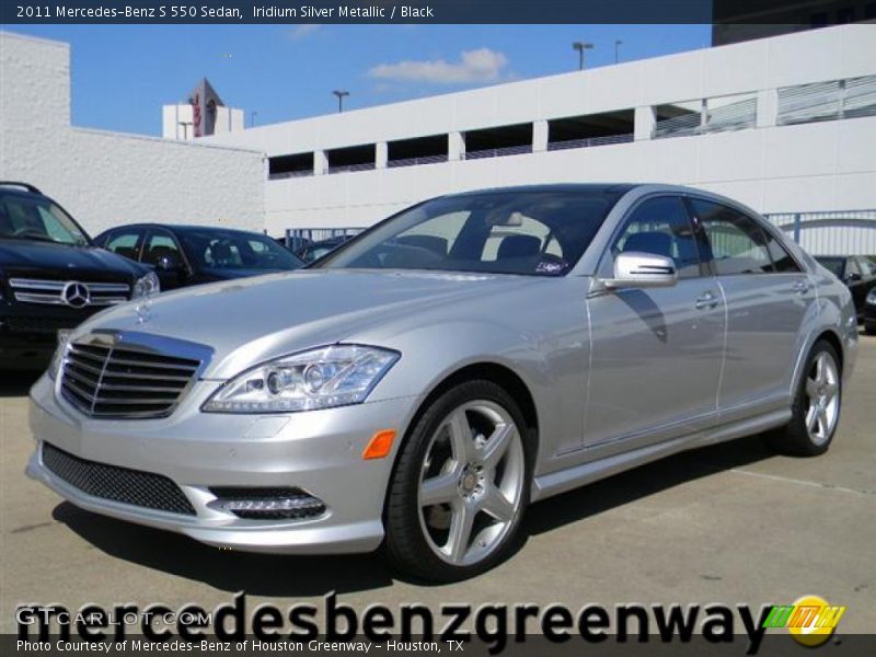 Iridium Silver Metallic / Black 2011 Mercedes-Benz S 550 Sedan