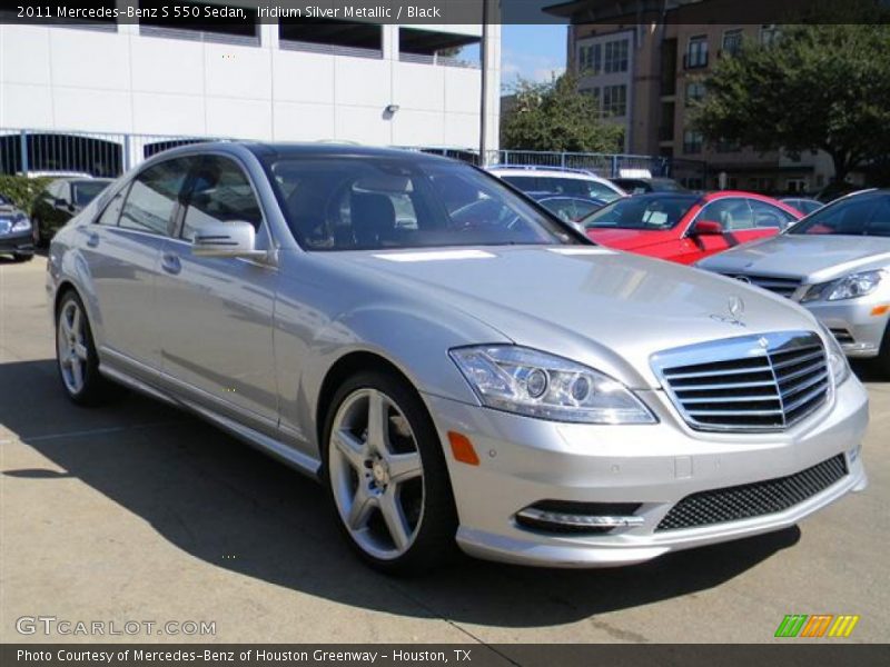 Iridium Silver Metallic / Black 2011 Mercedes-Benz S 550 Sedan