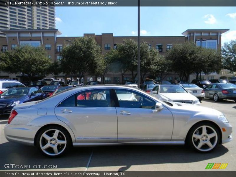 Iridium Silver Metallic / Black 2011 Mercedes-Benz S 550 Sedan