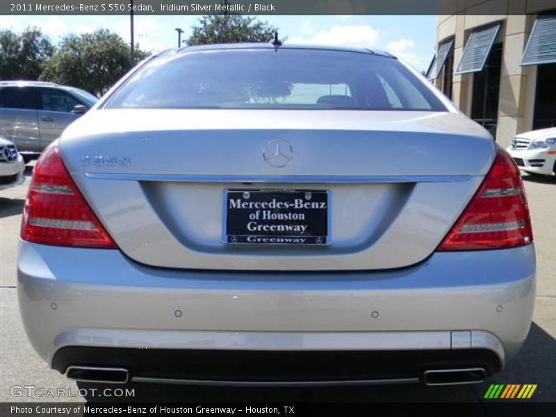 Iridium Silver Metallic / Black 2011 Mercedes-Benz S 550 Sedan