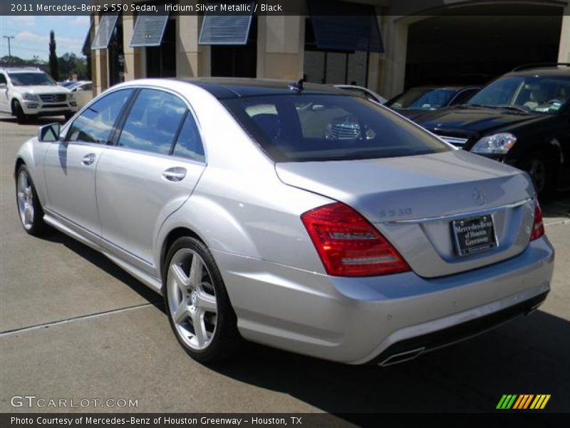 Iridium Silver Metallic / Black 2011 Mercedes-Benz S 550 Sedan