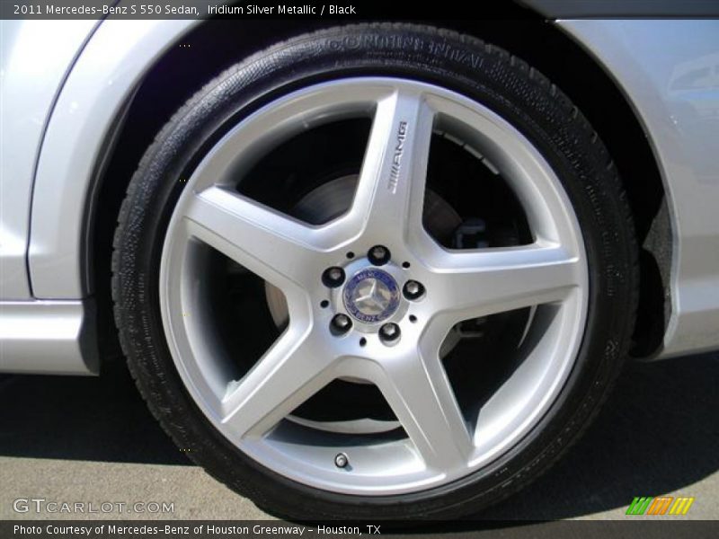 Iridium Silver Metallic / Black 2011 Mercedes-Benz S 550 Sedan