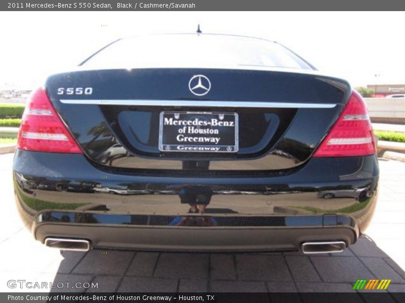 Black / Cashmere/Savanah 2011 Mercedes-Benz S 550 Sedan