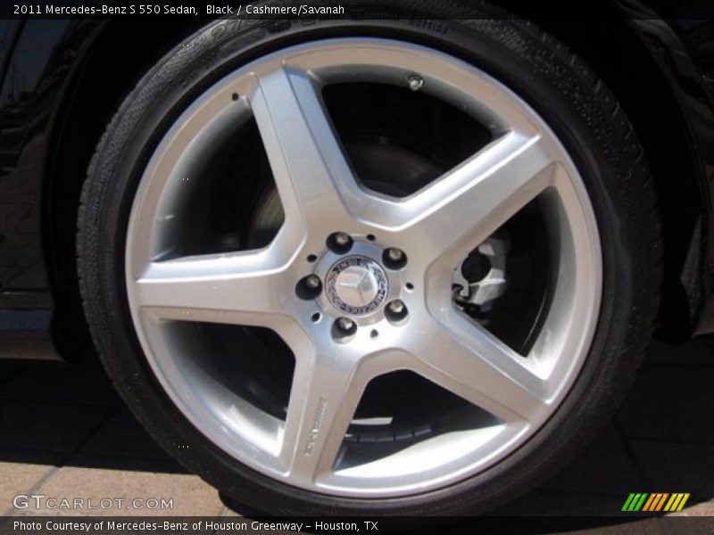 Black / Cashmere/Savanah 2011 Mercedes-Benz S 550 Sedan