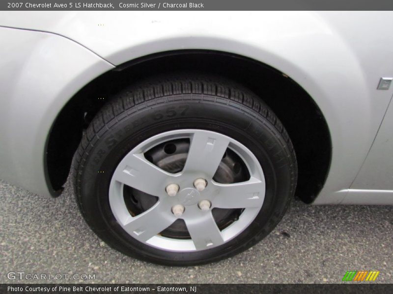 Cosmic Silver / Charcoal Black 2007 Chevrolet Aveo 5 LS Hatchback