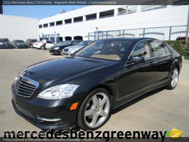 Magnetite Black Metallic / Cashmere/Savanah 2011 Mercedes-Benz S 550 Sedan