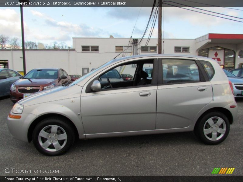 Cosmic Silver / Charcoal Black 2007 Chevrolet Aveo 5 LS Hatchback