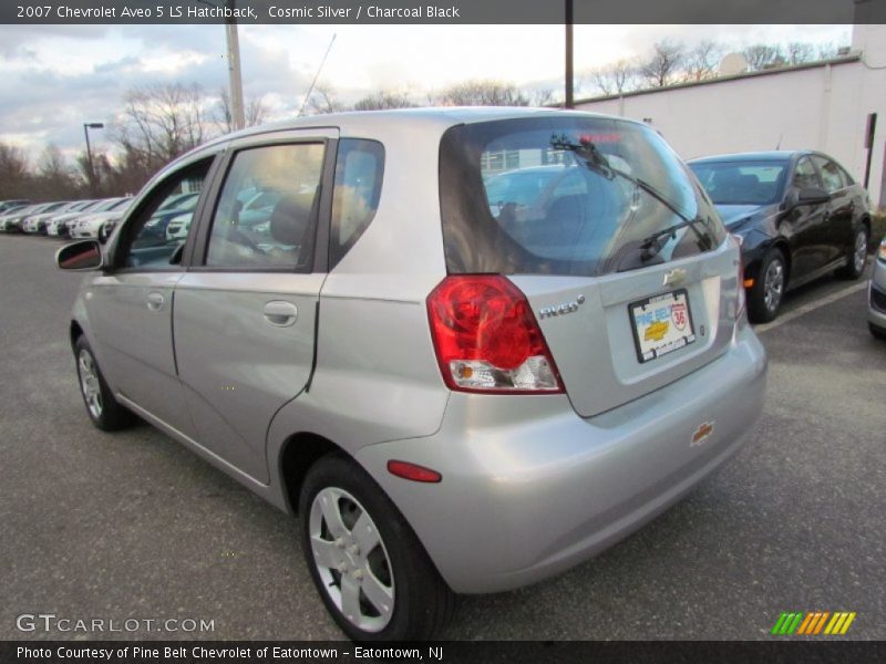 Cosmic Silver / Charcoal Black 2007 Chevrolet Aveo 5 LS Hatchback
