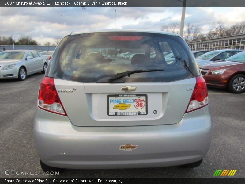Cosmic Silver / Charcoal Black 2007 Chevrolet Aveo 5 LS Hatchback