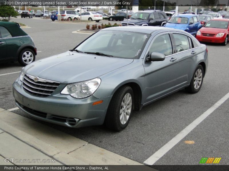 Silver Steel Metallic / Dark Slate Gray 2010 Chrysler Sebring Limited Sedan