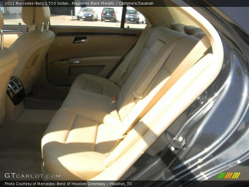 Magnetite Black Metallic / Cashmere/Savanah 2011 Mercedes-Benz S 550 Sedan