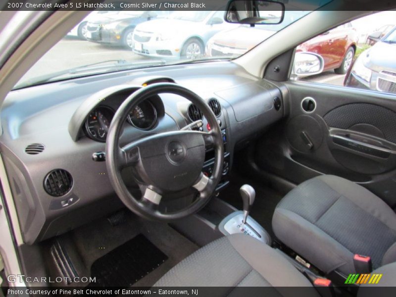 Cosmic Silver / Charcoal Black 2007 Chevrolet Aveo 5 LS Hatchback
