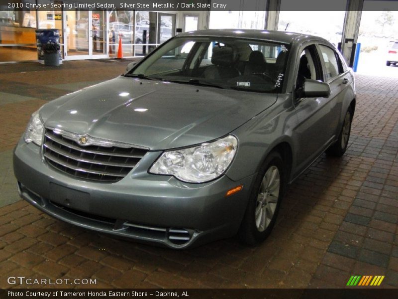 Silver Steel Metallic / Dark Slate Gray 2010 Chrysler Sebring Limited Sedan