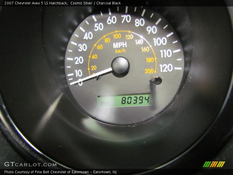 Cosmic Silver / Charcoal Black 2007 Chevrolet Aveo 5 LS Hatchback
