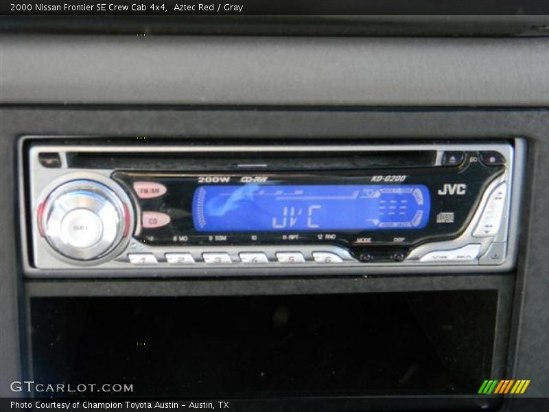 Aztec Red / Gray 2000 Nissan Frontier SE Crew Cab 4x4