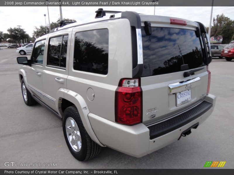 Light Graystone Pearl / Dark Khaki/Light Graystone 2008 Jeep Commander Overland 4x4