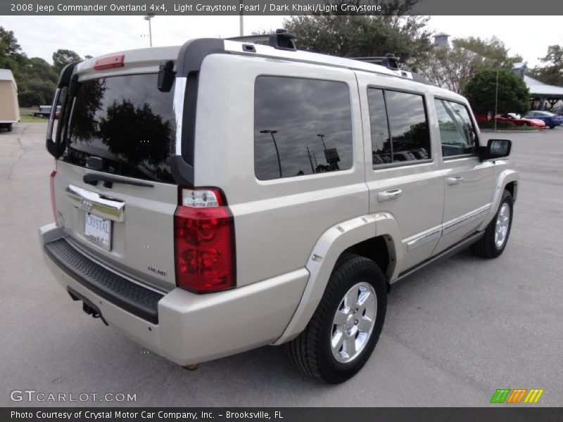 Light Graystone Pearl / Dark Khaki/Light Graystone 2008 Jeep Commander Overland 4x4