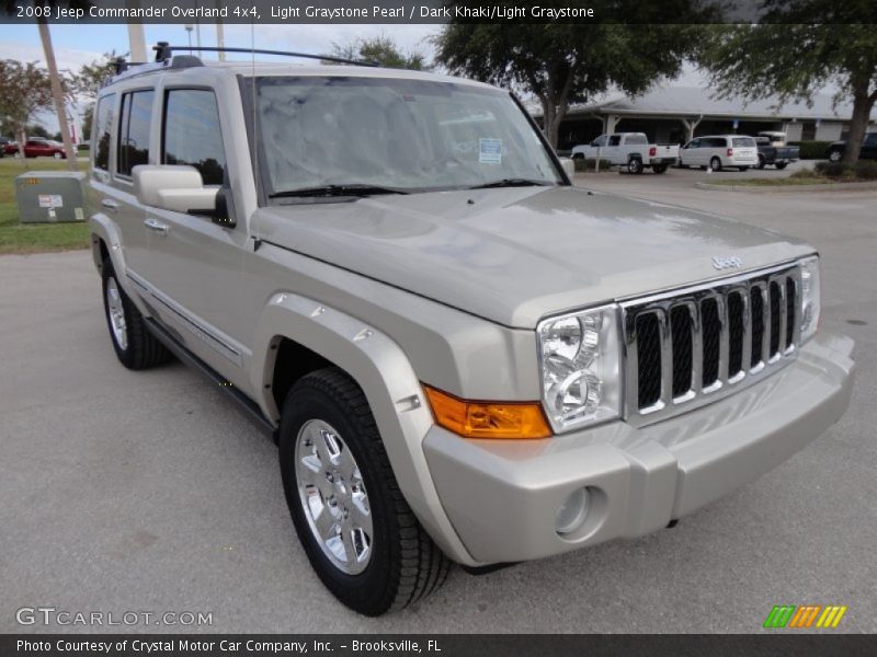 Light Graystone Pearl / Dark Khaki/Light Graystone 2008 Jeep Commander Overland 4x4