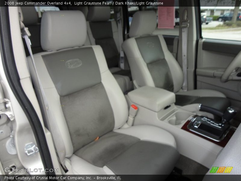 Light Graystone Pearl / Dark Khaki/Light Graystone 2008 Jeep Commander Overland 4x4