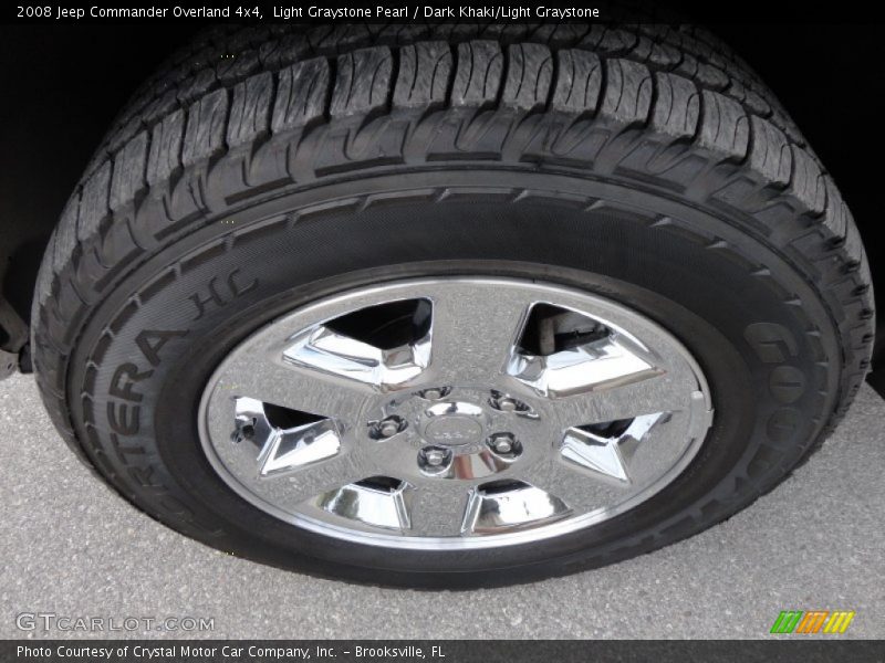 Light Graystone Pearl / Dark Khaki/Light Graystone 2008 Jeep Commander Overland 4x4