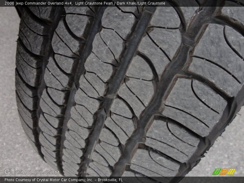 Light Graystone Pearl / Dark Khaki/Light Graystone 2008 Jeep Commander Overland 4x4