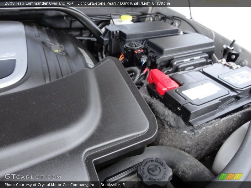 Light Graystone Pearl / Dark Khaki/Light Graystone 2008 Jeep Commander Overland 4x4