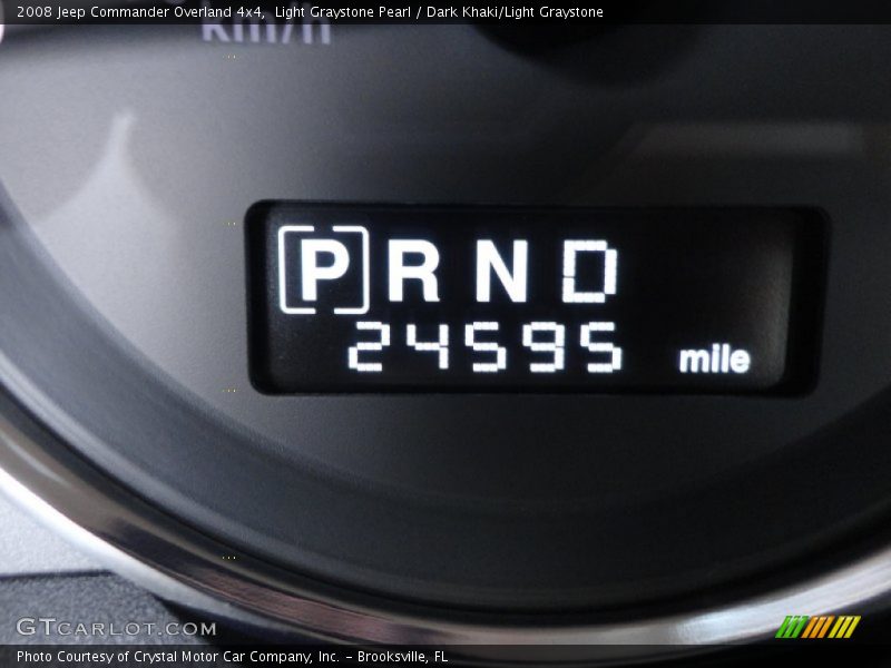 Light Graystone Pearl / Dark Khaki/Light Graystone 2008 Jeep Commander Overland 4x4