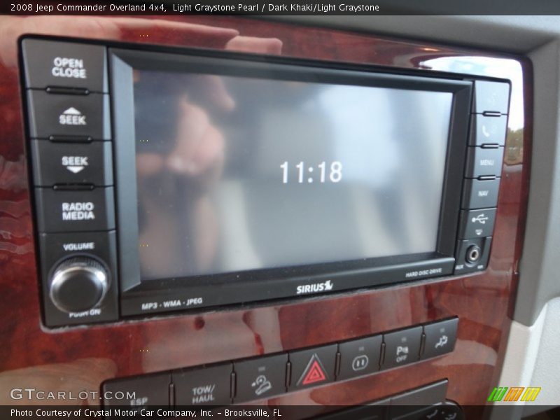 Light Graystone Pearl / Dark Khaki/Light Graystone 2008 Jeep Commander Overland 4x4