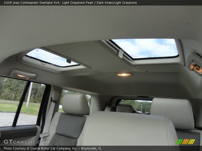 Light Graystone Pearl / Dark Khaki/Light Graystone 2008 Jeep Commander Overland 4x4