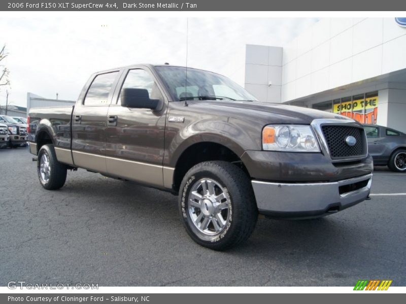 Dark Stone Metallic / Tan 2006 Ford F150 XLT SuperCrew 4x4