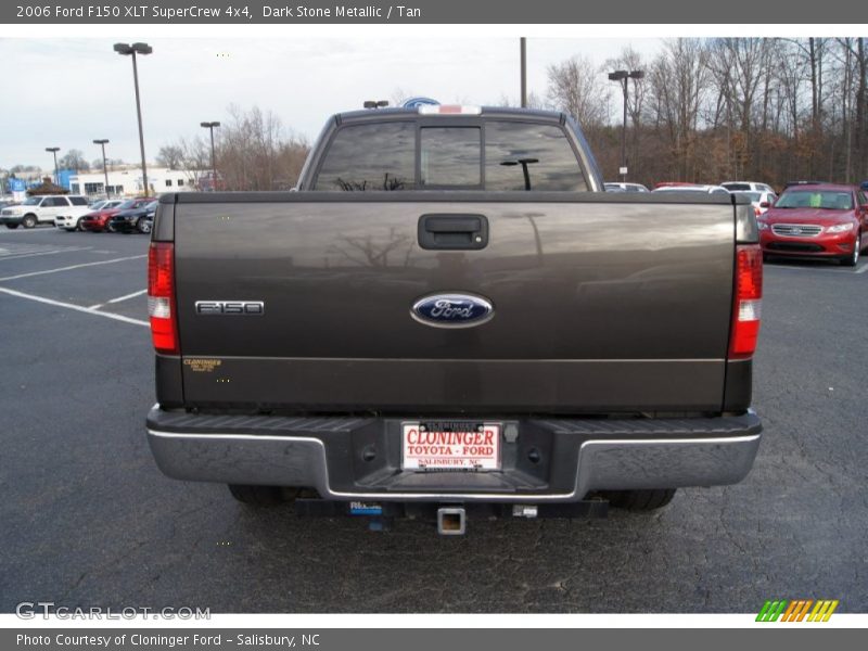 Dark Stone Metallic / Tan 2006 Ford F150 XLT SuperCrew 4x4