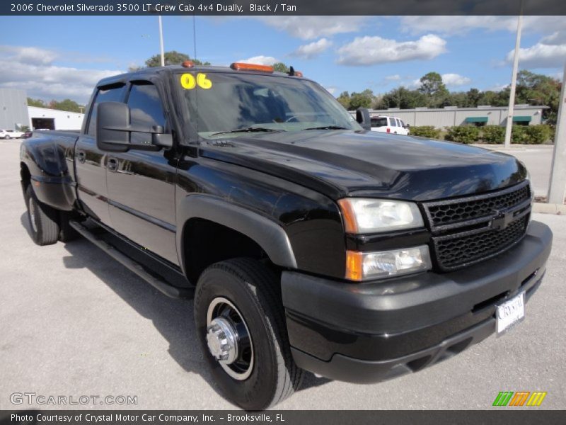 Front 3/4 View of 2006 Silverado 3500 LT Crew Cab 4x4 Dually