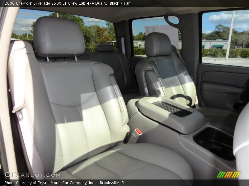Black / Tan 2006 Chevrolet Silverado 3500 LT Crew Cab 4x4 Dually