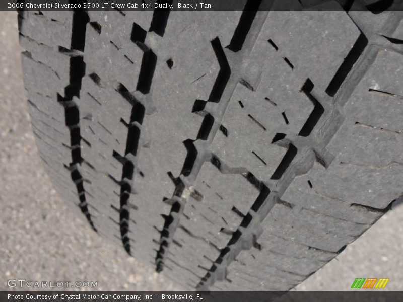 Black / Tan 2006 Chevrolet Silverado 3500 LT Crew Cab 4x4 Dually