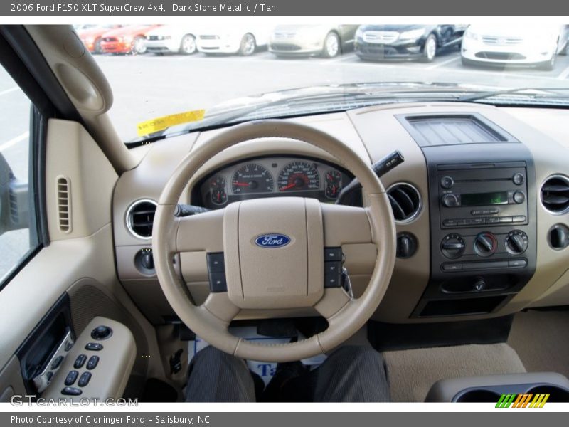 Dark Stone Metallic / Tan 2006 Ford F150 XLT SuperCrew 4x4