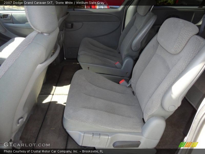 Stone White / Medium Slate Gray 2007 Dodge Grand Caravan SXT