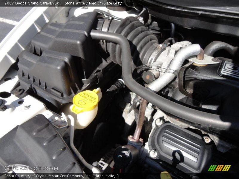 Stone White / Medium Slate Gray 2007 Dodge Grand Caravan SXT