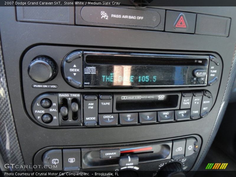 Stone White / Medium Slate Gray 2007 Dodge Grand Caravan SXT