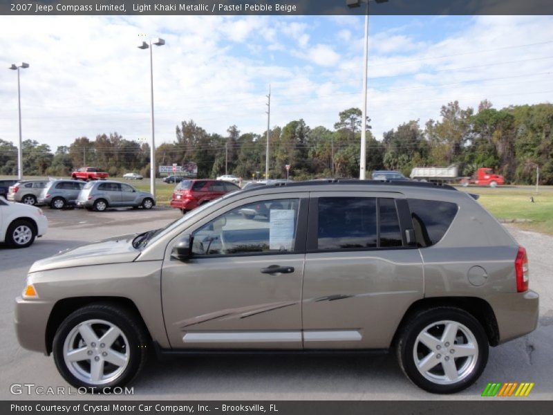 Light Khaki Metallic / Pastel Pebble Beige 2007 Jeep Compass Limited