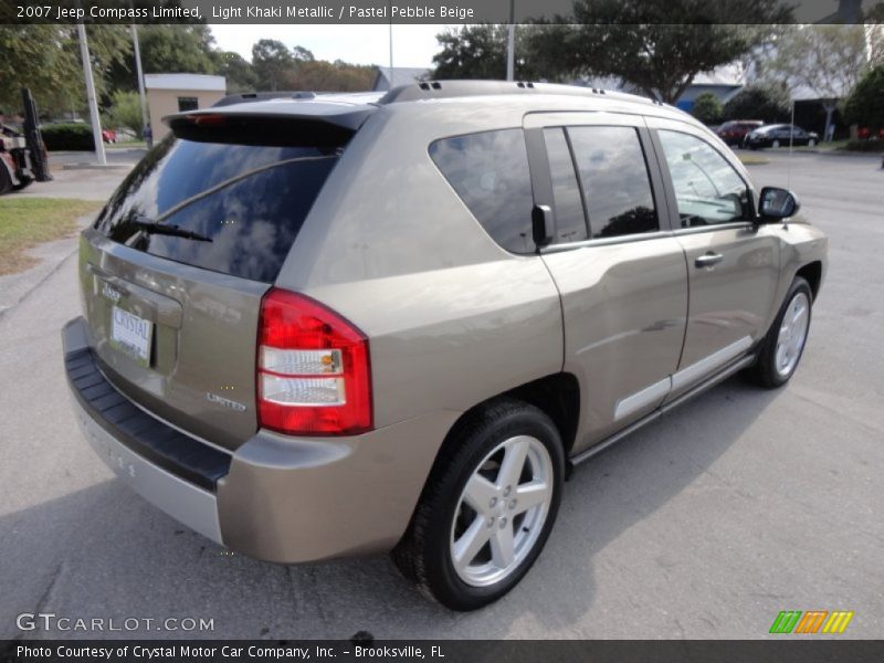 Light Khaki Metallic / Pastel Pebble Beige 2007 Jeep Compass Limited