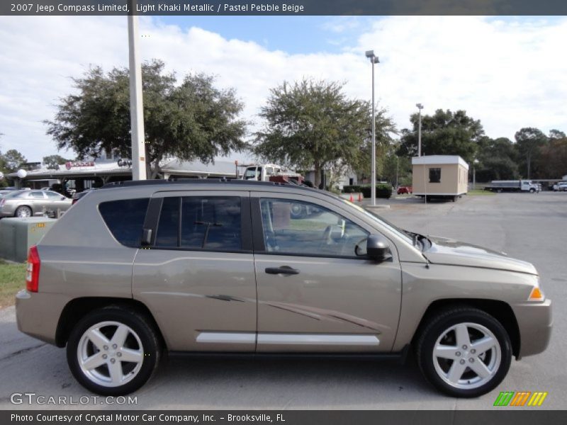 Light Khaki Metallic / Pastel Pebble Beige 2007 Jeep Compass Limited