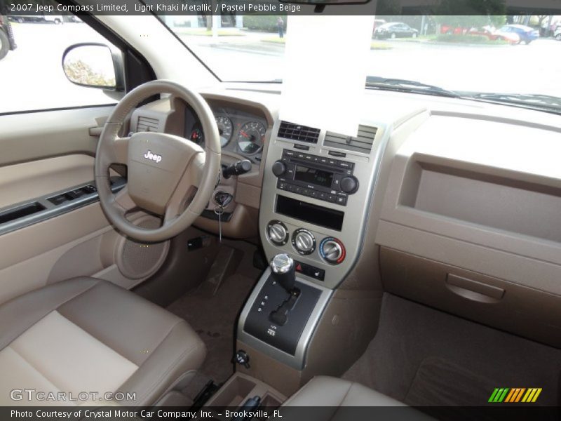 Light Khaki Metallic / Pastel Pebble Beige 2007 Jeep Compass Limited
