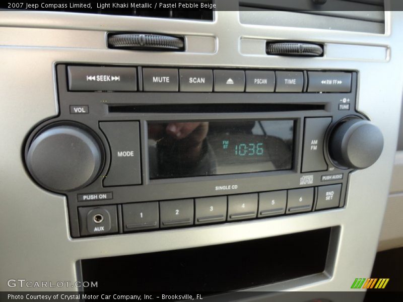 Light Khaki Metallic / Pastel Pebble Beige 2007 Jeep Compass Limited