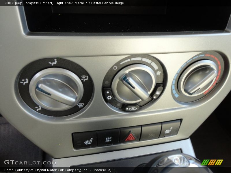 Light Khaki Metallic / Pastel Pebble Beige 2007 Jeep Compass Limited