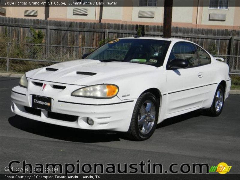 Summit White / Dark Pewter 2004 Pontiac Grand Am GT Coupe