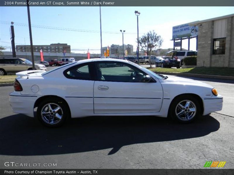 Summit White / Dark Pewter 2004 Pontiac Grand Am GT Coupe