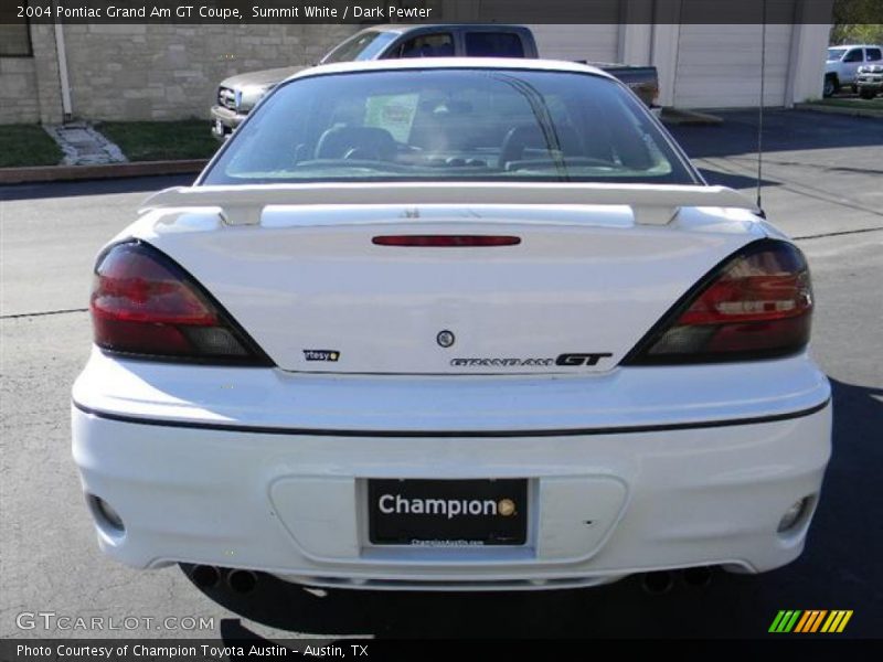 Summit White / Dark Pewter 2004 Pontiac Grand Am GT Coupe