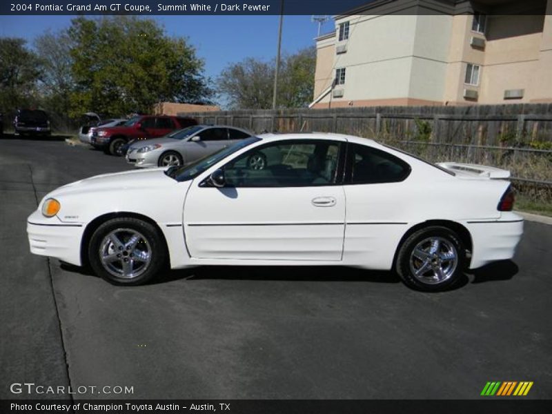 Summit White / Dark Pewter 2004 Pontiac Grand Am GT Coupe